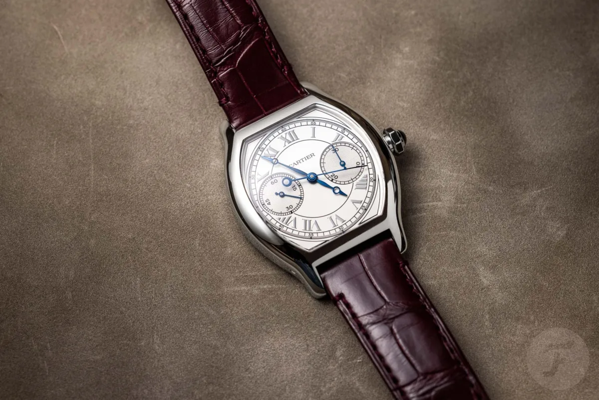 Cartier Tortue Monopoussoir Chronograph, new caliber 1928 MC.