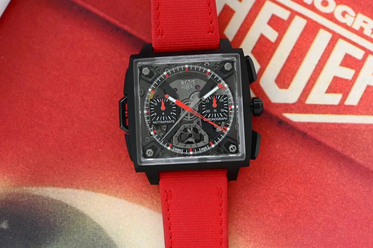 TAG Heuer Monaco Split-Seconds with titanium and sapphire case