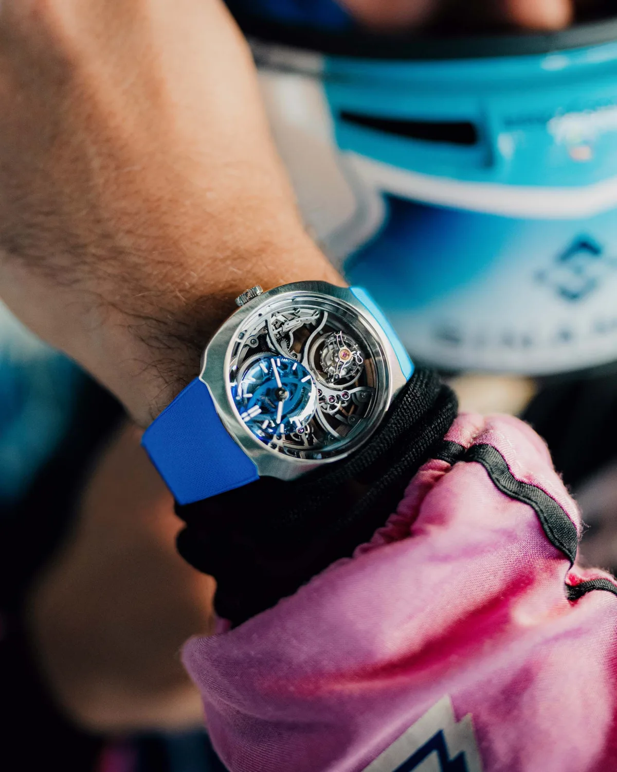 H. Moser & Cie. Streamliner Cylindrical Tourbillon Skeleton Alpine Limited Edition watch