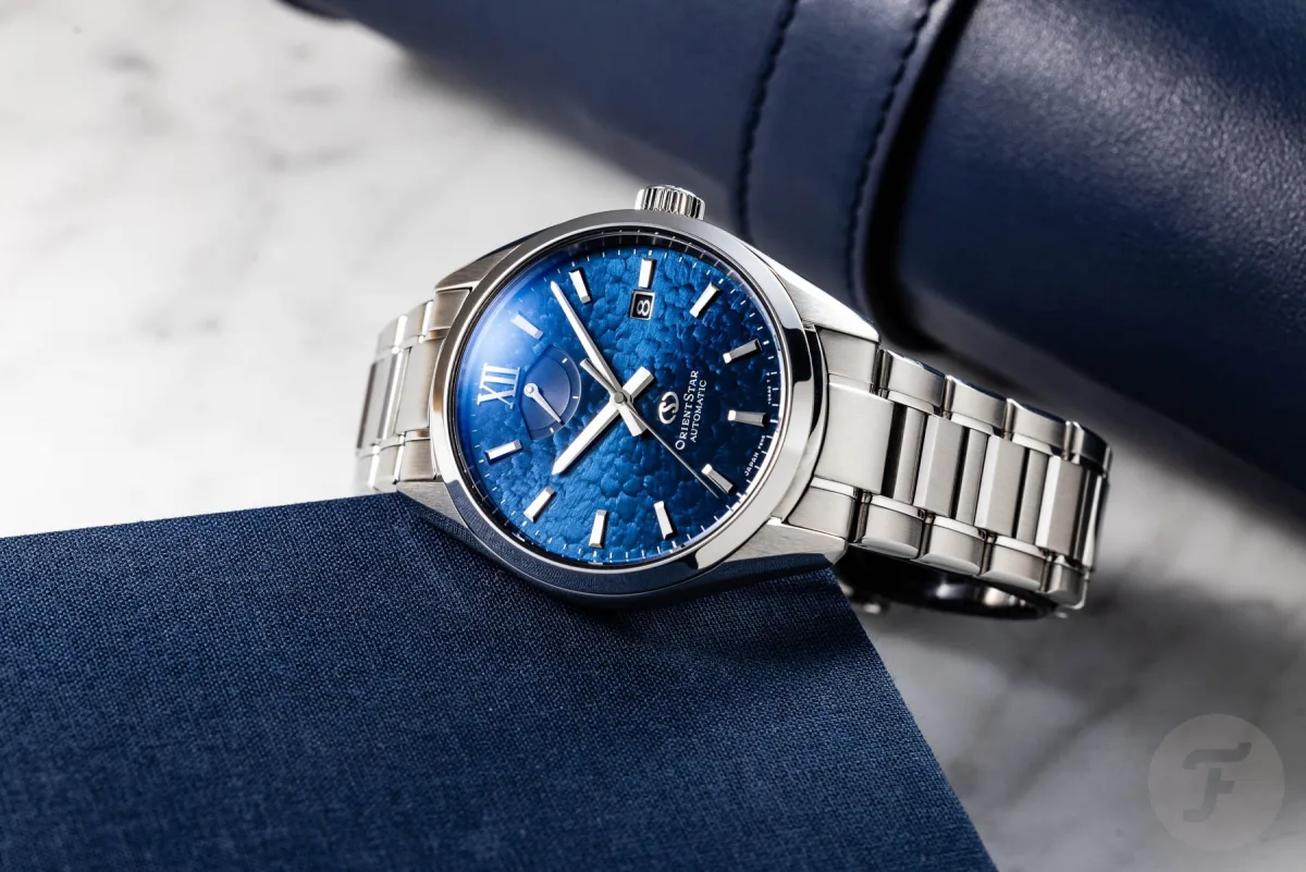 Orient Star M34 F8 Date in deep indigo blue