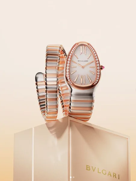Bulgari Serpenti watch, blending jewelry and timekeeping