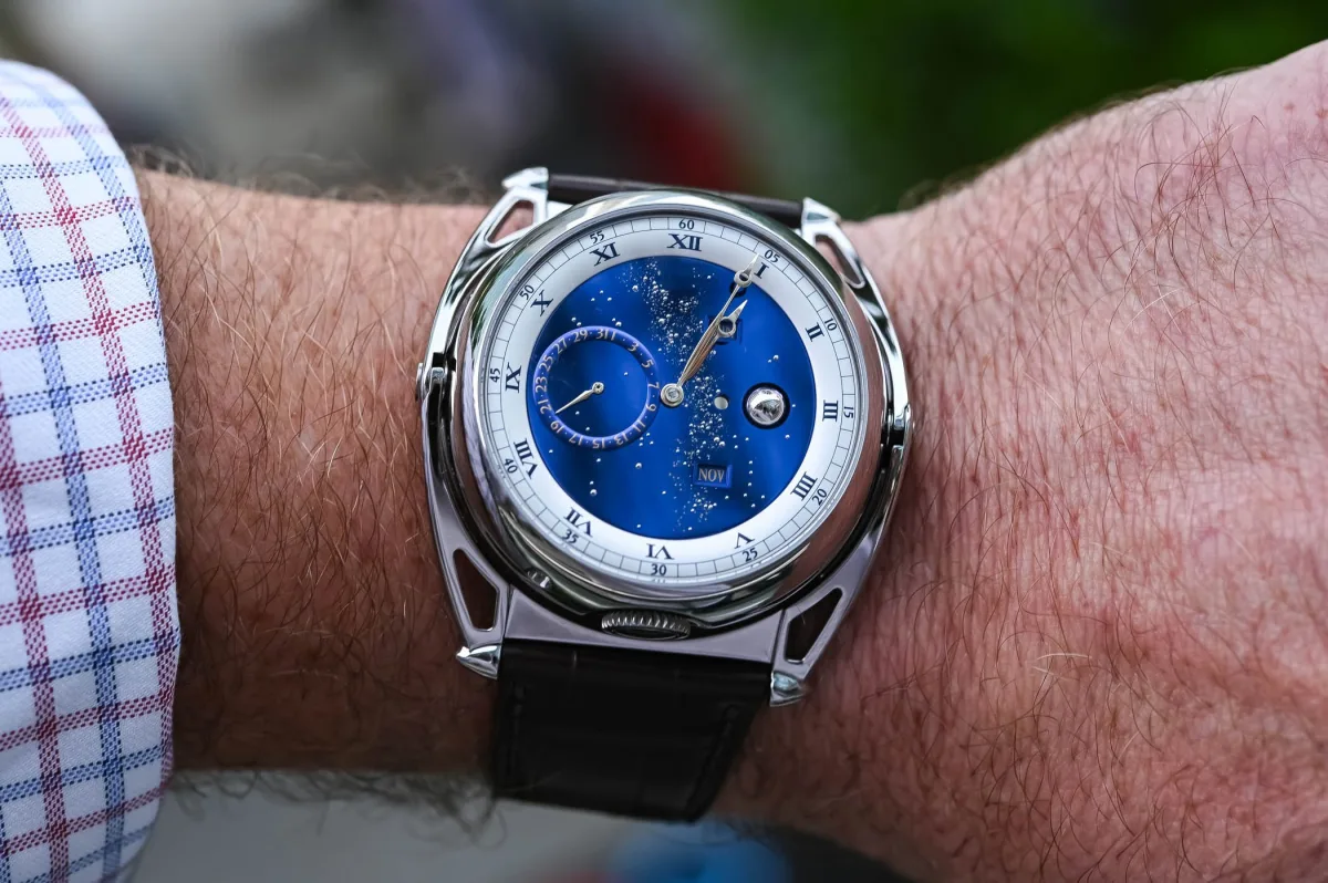 De Bethune DB Vid Grande Complication watch with dual dials and titanium case.