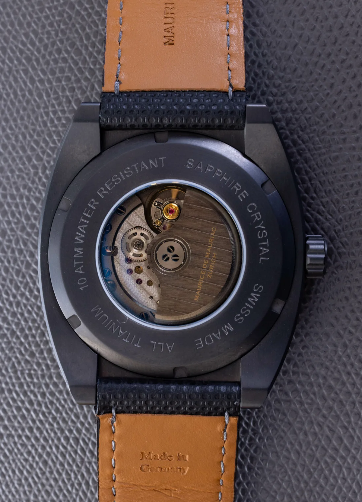 Maurice de Mauriac Pillow Watch bronze case