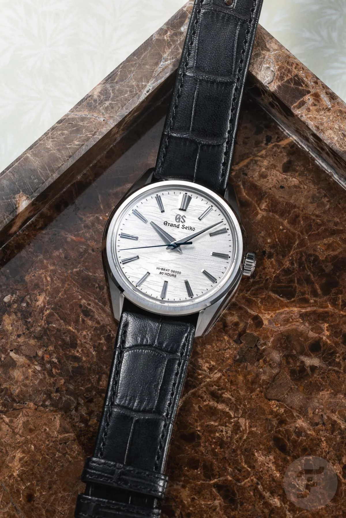 Grand Seiko SLGW003 Birch Bark on display