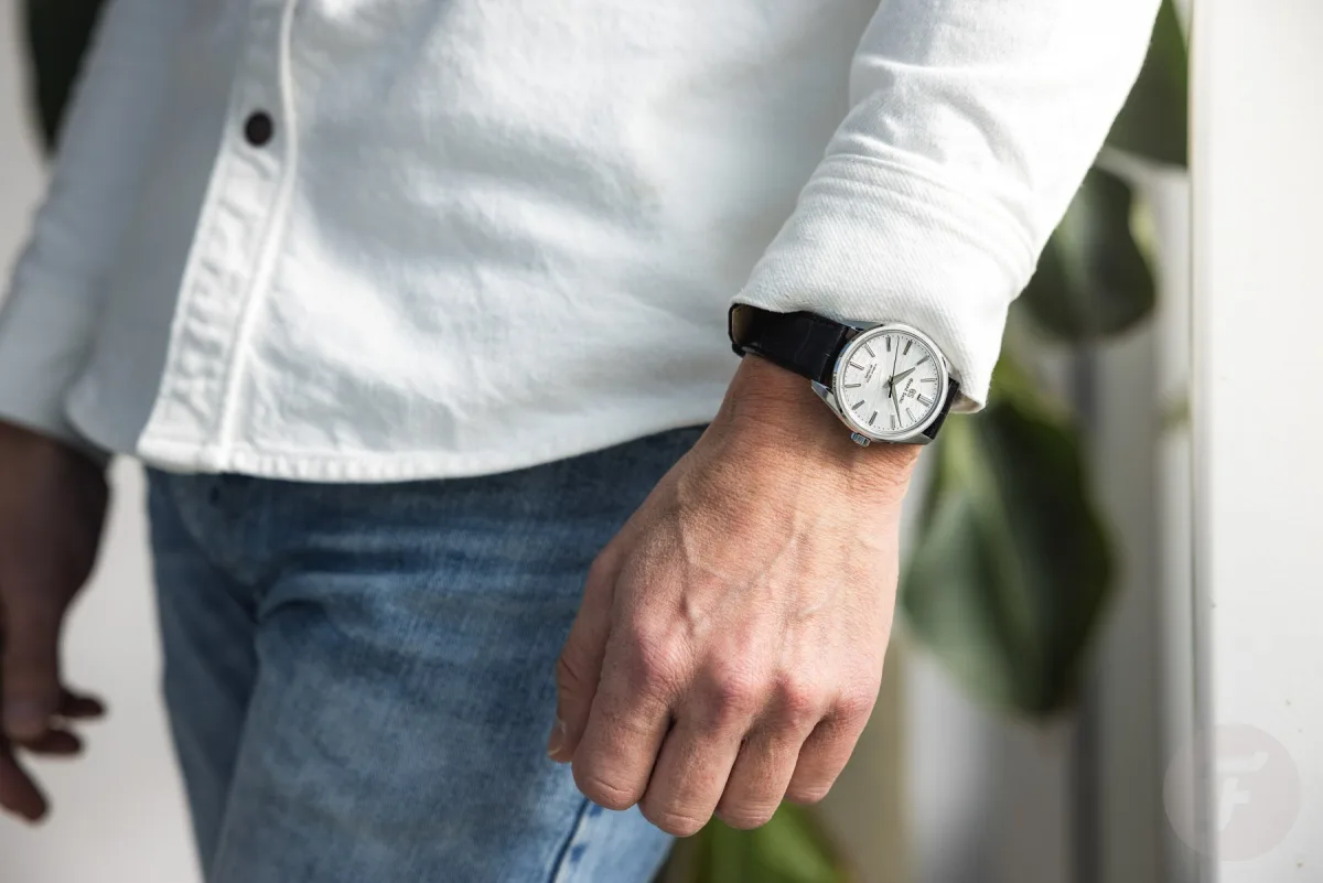 Grand Seiko SLGW003 Birch Bark with distinctive dial