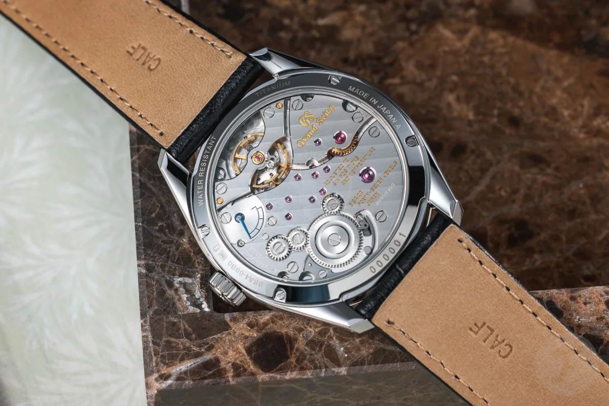 Intricate design of Grand Seiko SLGW003 Birch Bark