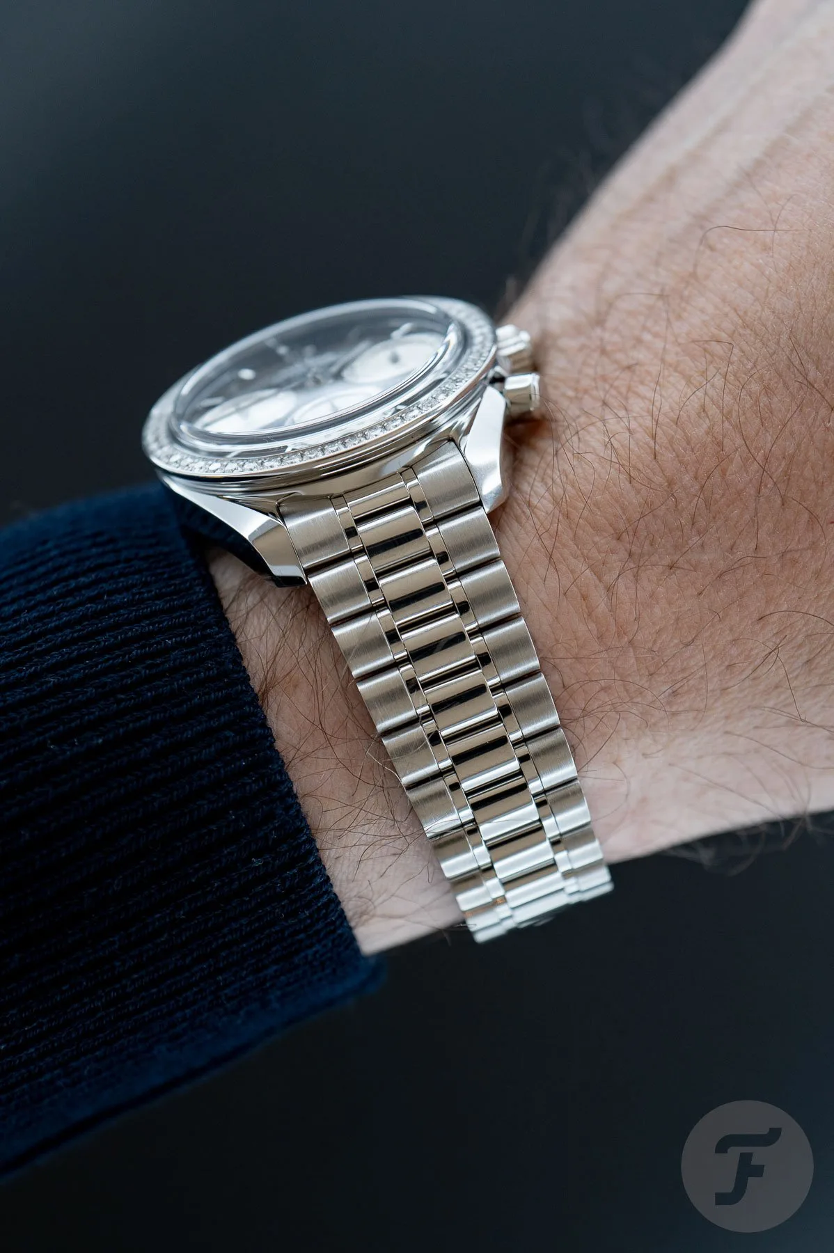 Stainless steel Omega Speedmaster 38 models