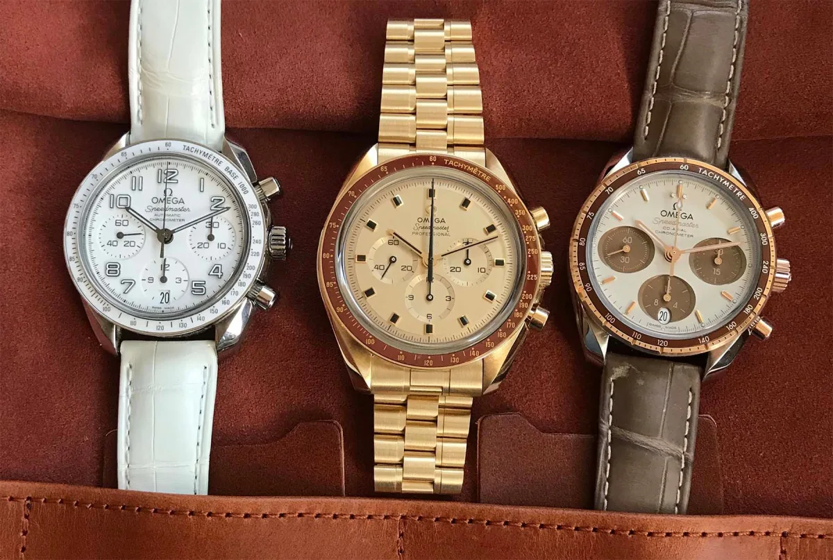Omega Speedmaster 38 worn on wrist