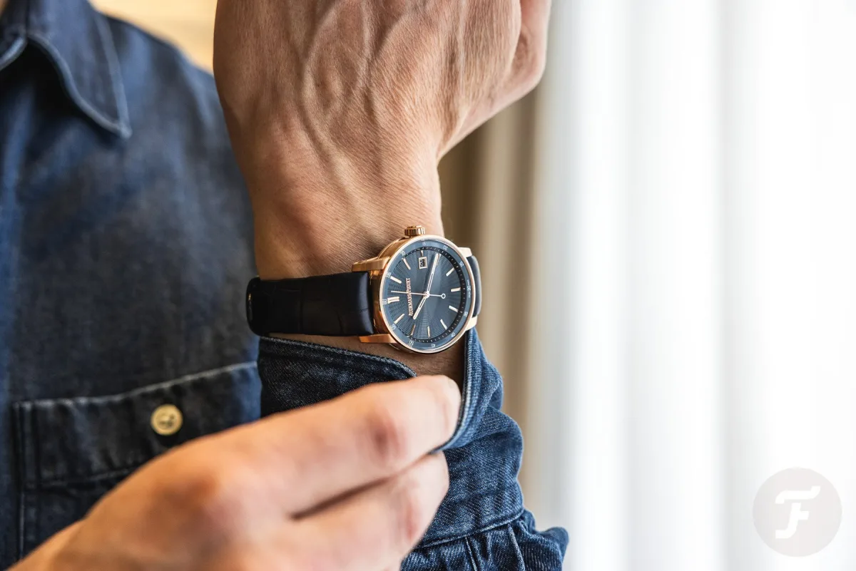 Audemars Piguet Code 11.59 watch in dark blue
