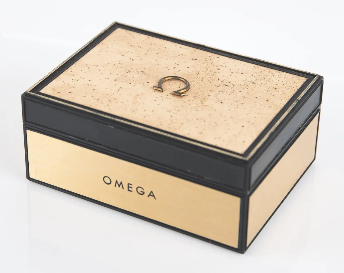 Omega Speedmaster Professional with gold dial