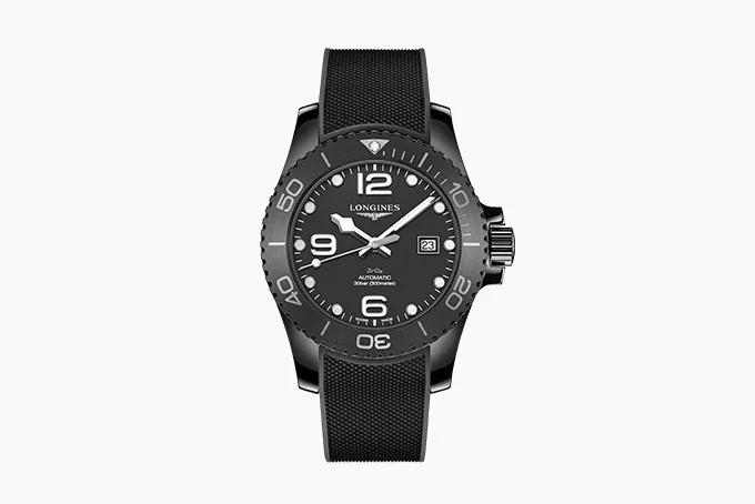 Longines HydroConquest Ceramic dive watch in black