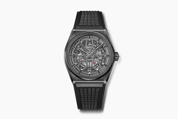 Zenith Defy Classic Ceramic watch with skeletonized dial