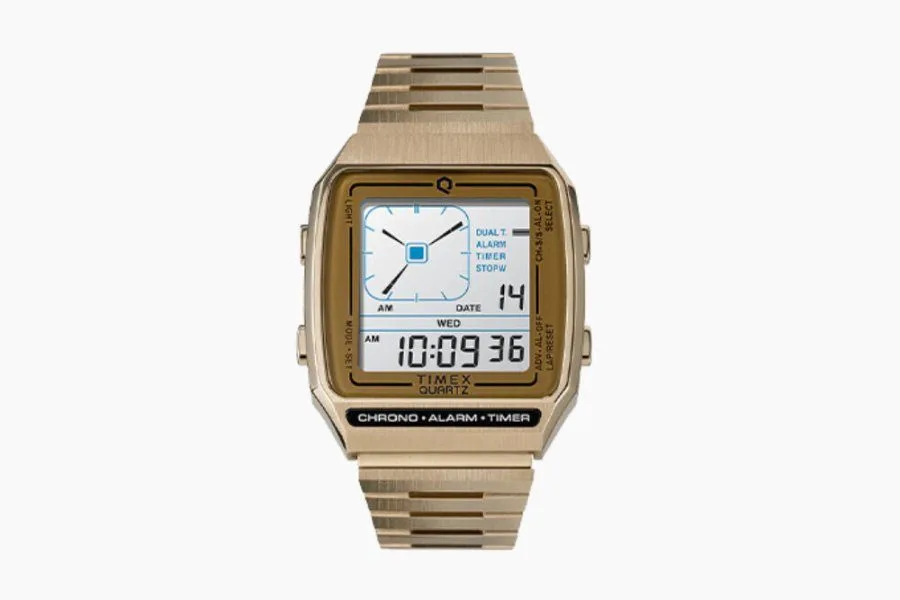 Q Timex Reissue LCA digital watch