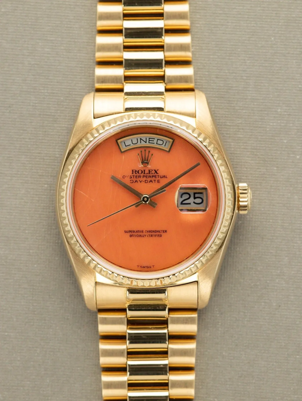 Rolex Lady-Datejust with coral dial
