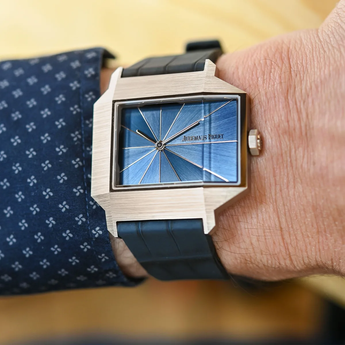Audemars Piguet (Re)Master02 with brutalist lines and sharp angles