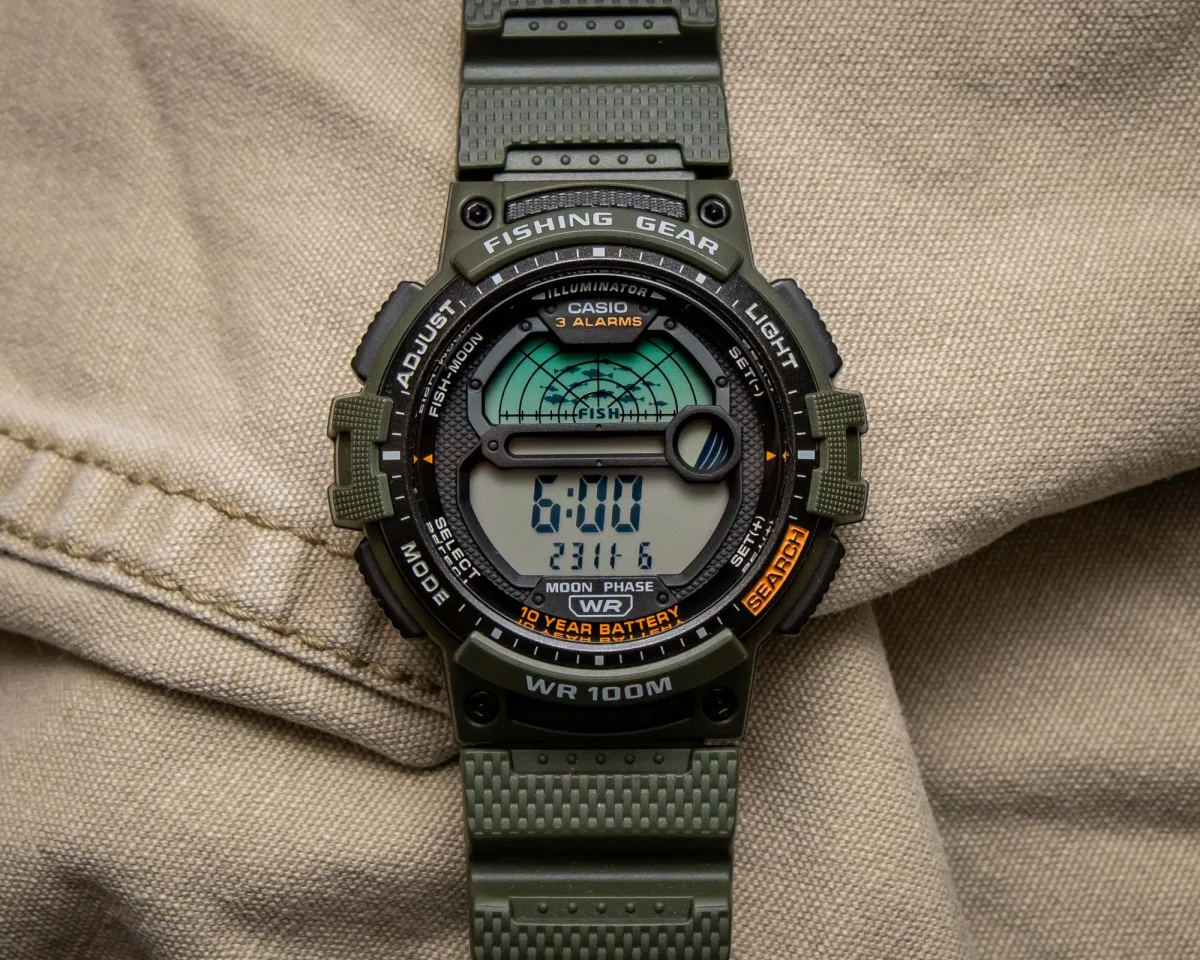 Luxury watches on display.