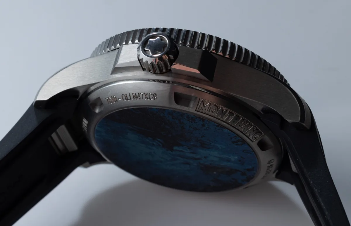 Montblanc Iced Sea 0 Oxygen Deep 4810 on wrist