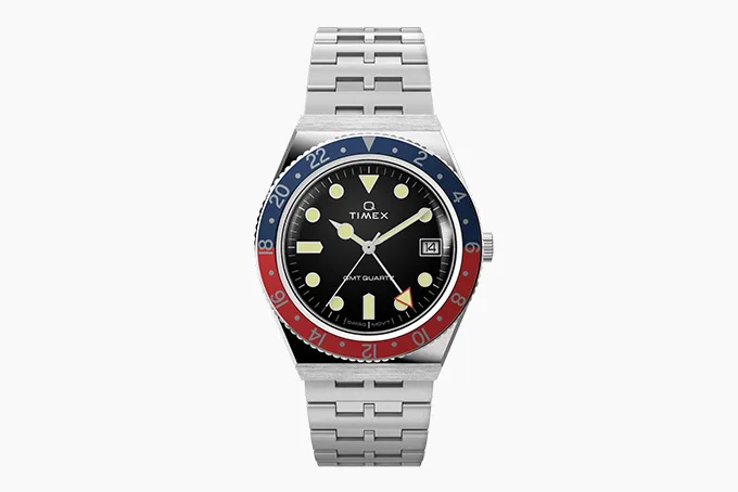 Q Timex GMT watch
