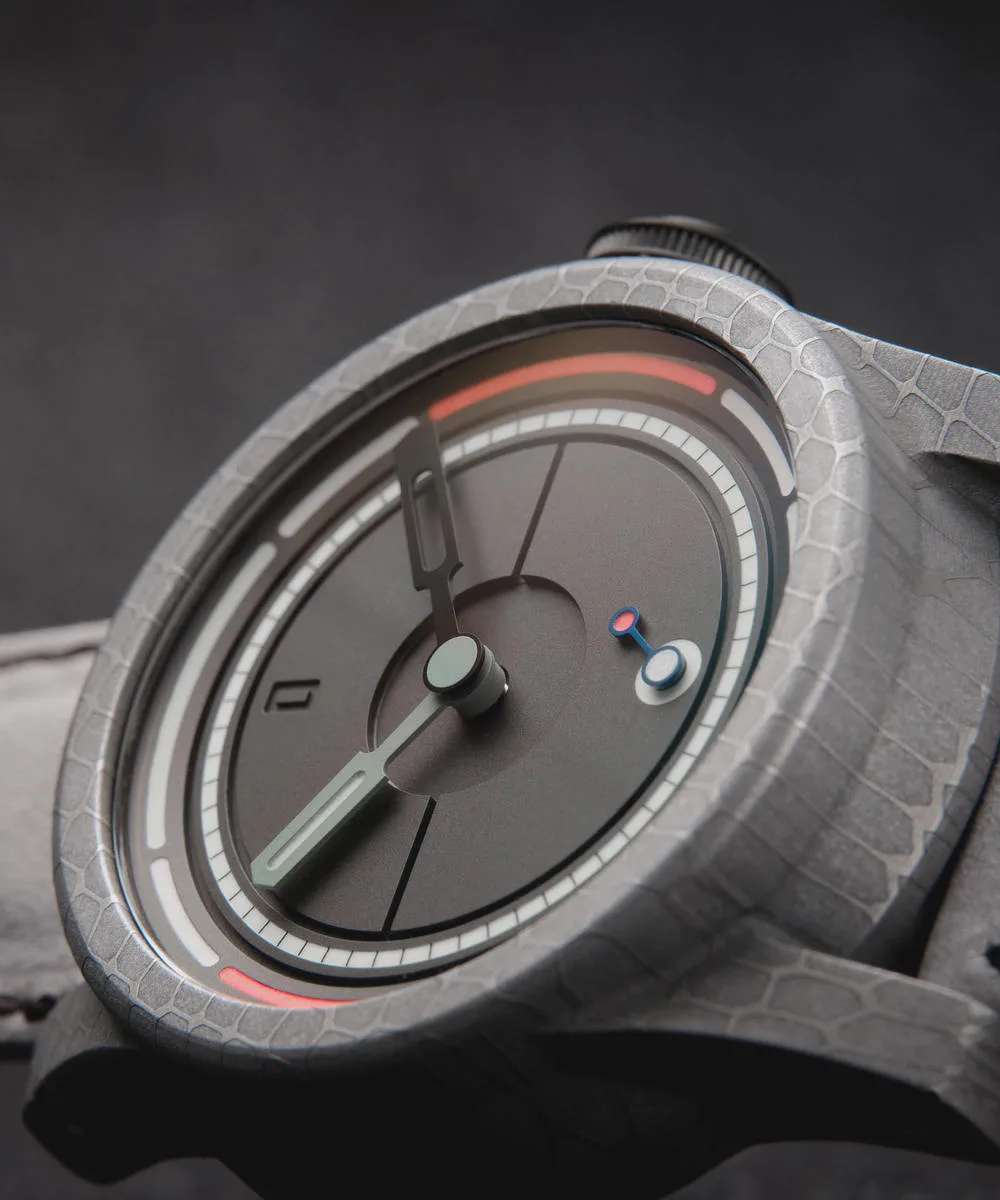 Schofield Obscura dial with Super-LumiNova