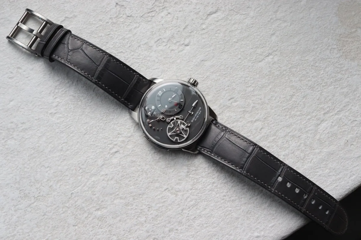 Behrens Kung Fu balance wheel and regulating mechanism