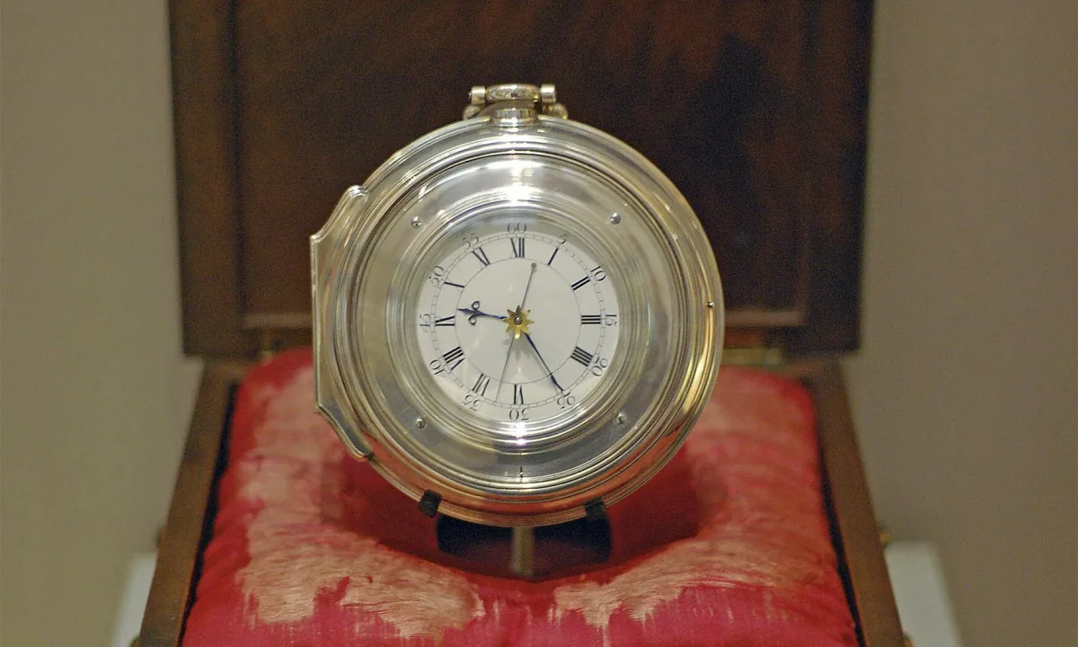 John Harrison's H5 marine chronometer illustration.