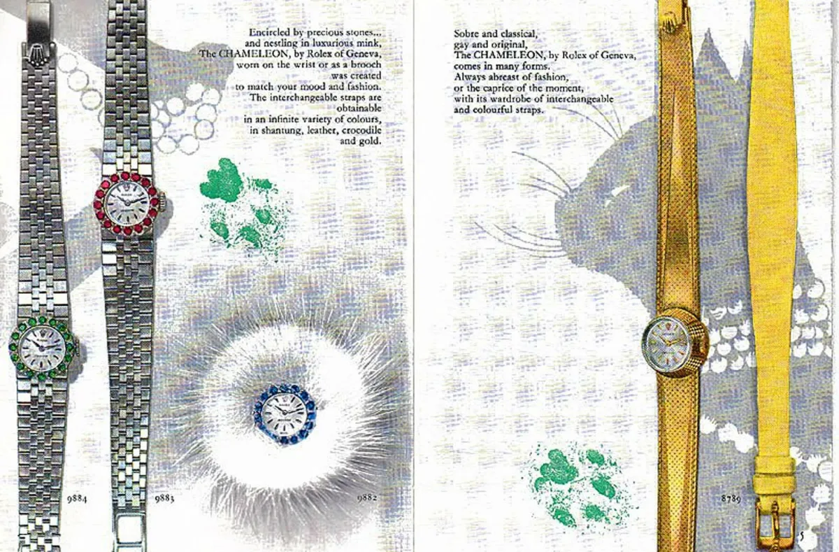 Rolex Chameleon model featured in 1962 catalog