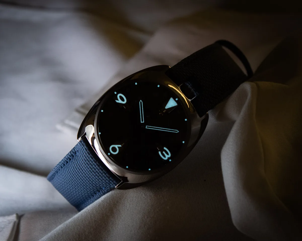 Nighttime glow of Byrne Gyro Dial MECA indices