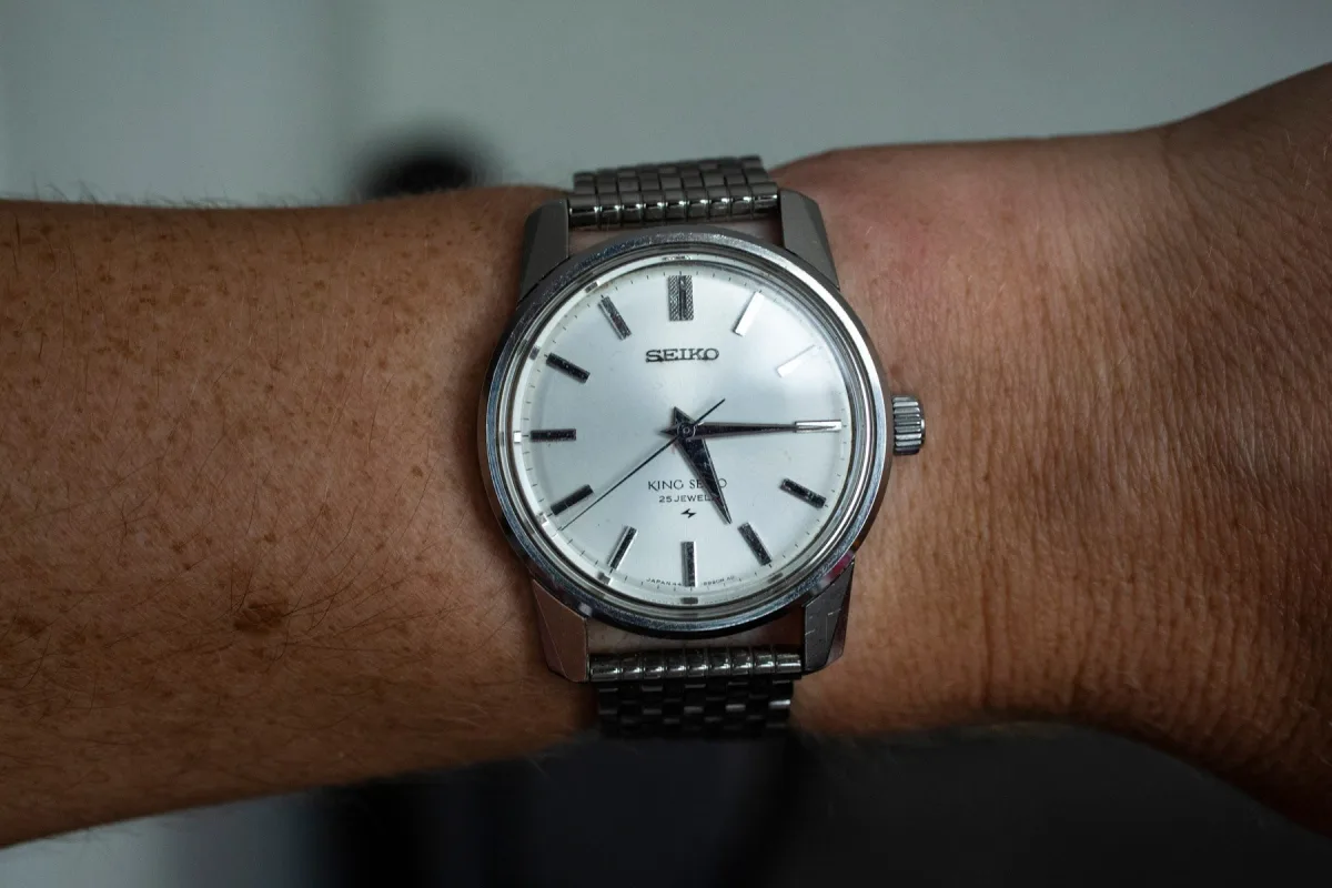 Restored King Seiko 44-9990 after servicing