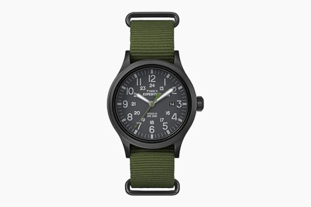Timex Expedition Scout field watch with NATO strap