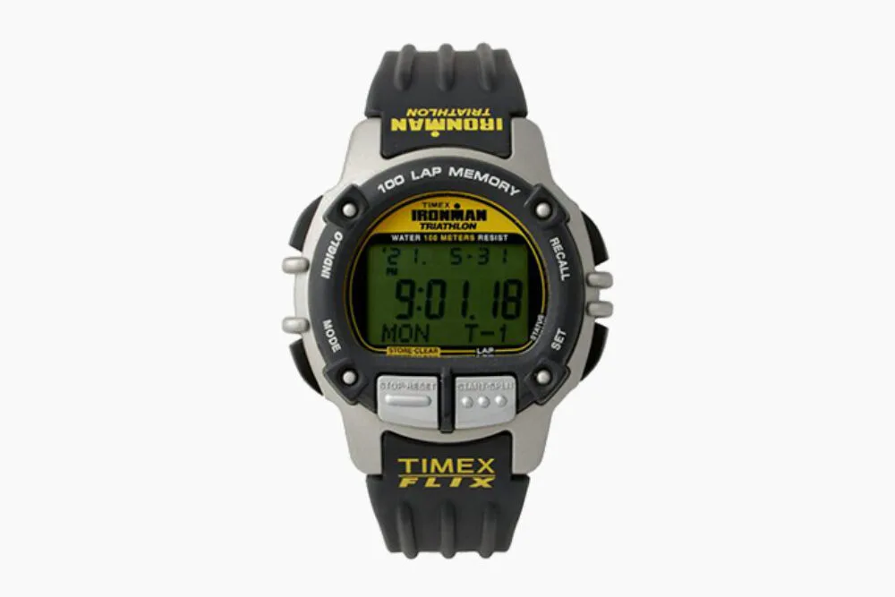 Huckberry x TIMEX IRONMAN Flix Reissue digital watch