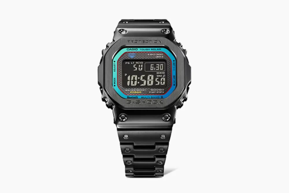 G-SHOCK Full Metal GMWB5000BPC1 black steel watch