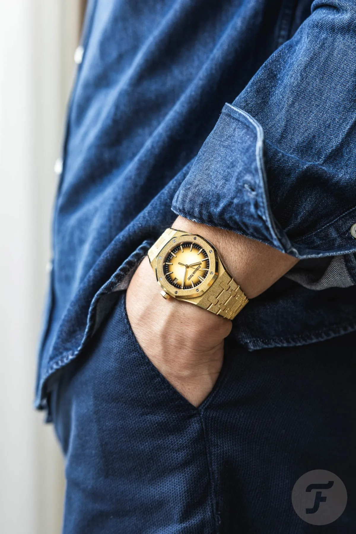 37mm Audemars Piguet Royal Oak on wrist
