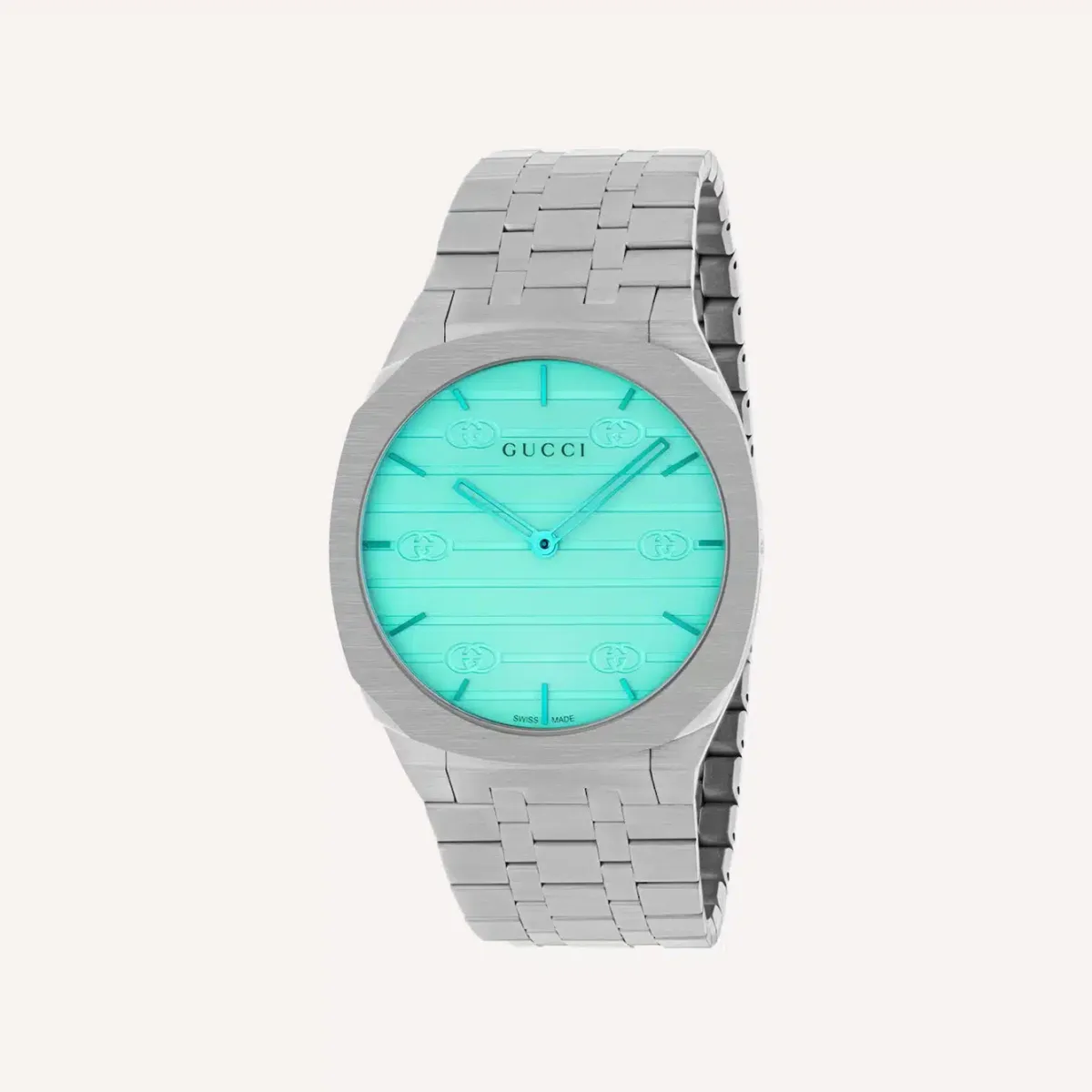 Gucci Grip unisex watch with square dial