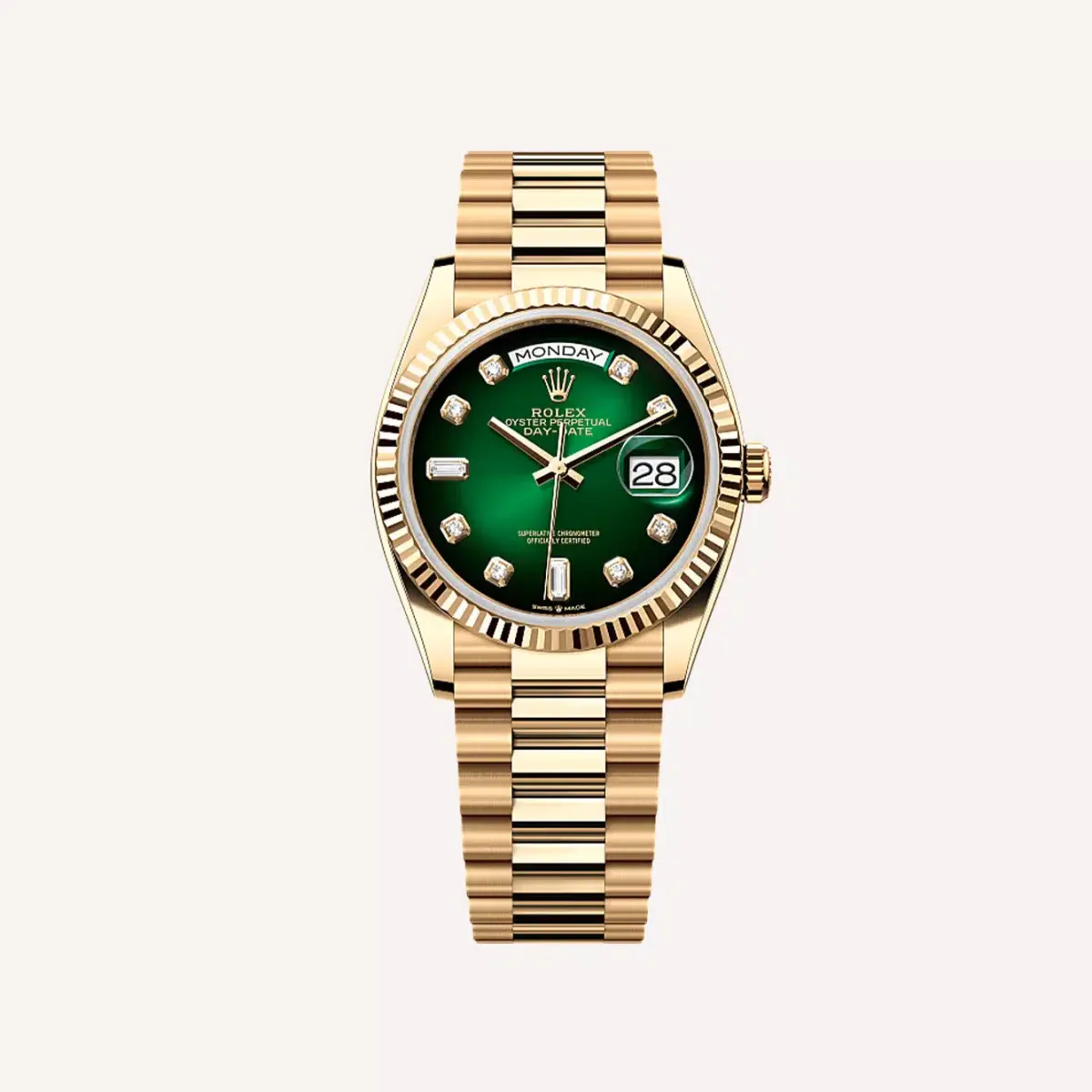 Rolex Day-Date 36 with green ombre dial