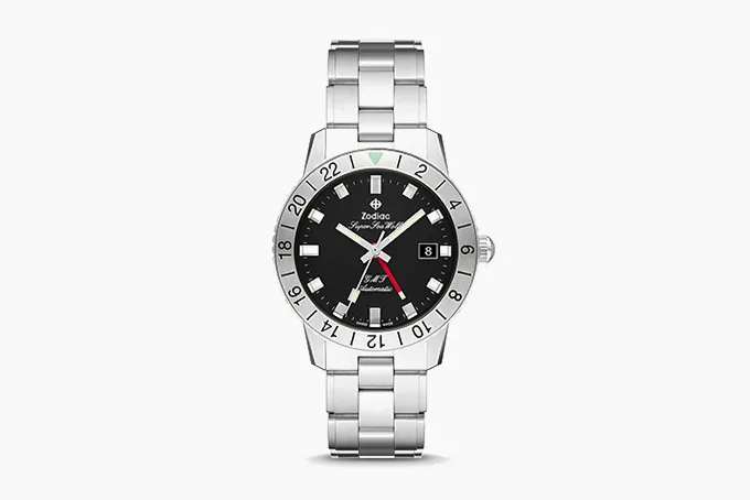 Zodiac Super Sea Wolf GMT with retro design