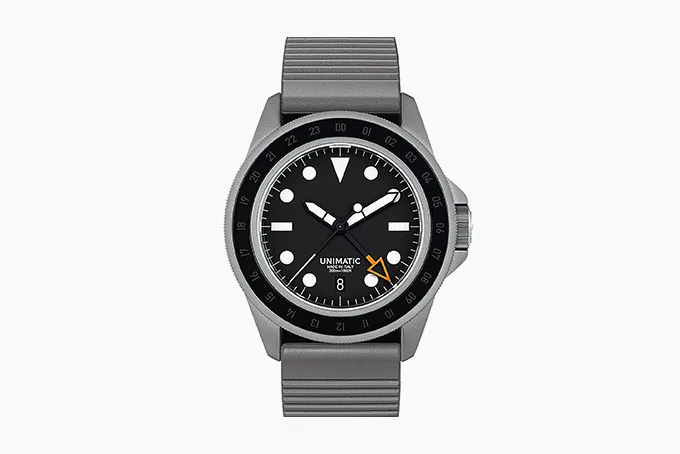 Unimatic Model Uno GMT U1S-T-GMT in titanium