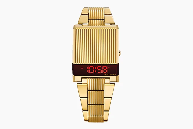 Bulova Computron watch with angular digital display
