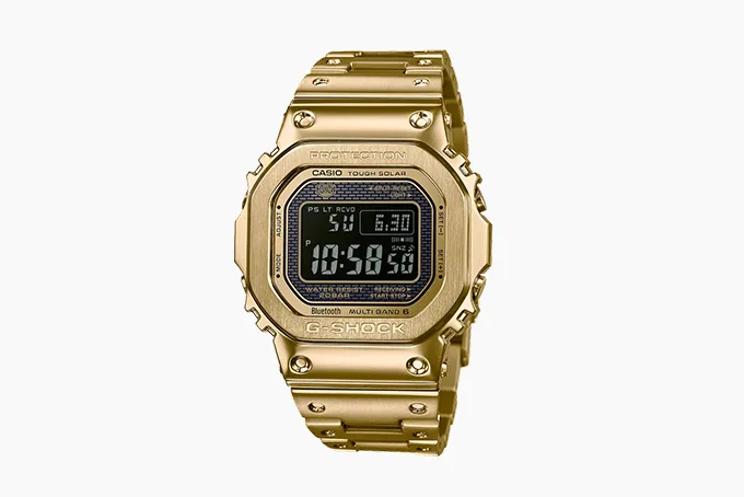 G-SHOCK Full Metal 5000 Gold watch with ion-plated finish