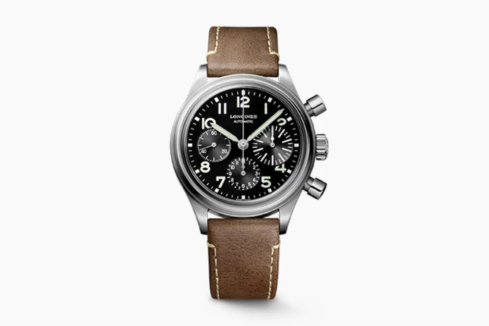 Longines Avigation Bigeye pilot chronograph watch