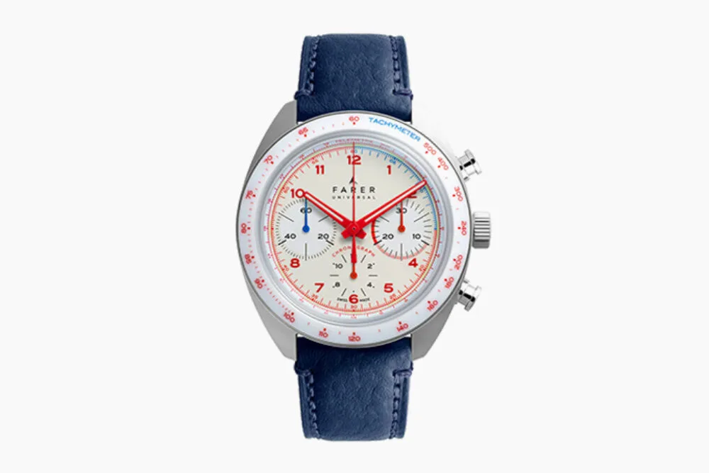 Farer Bernina Titanium chronograph watch