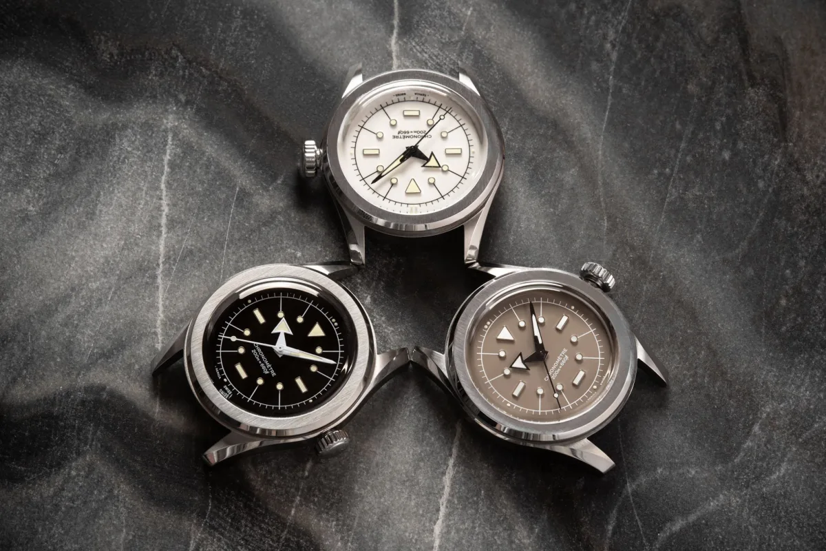 Applied indices on Serica 6190 M.S.L. dial