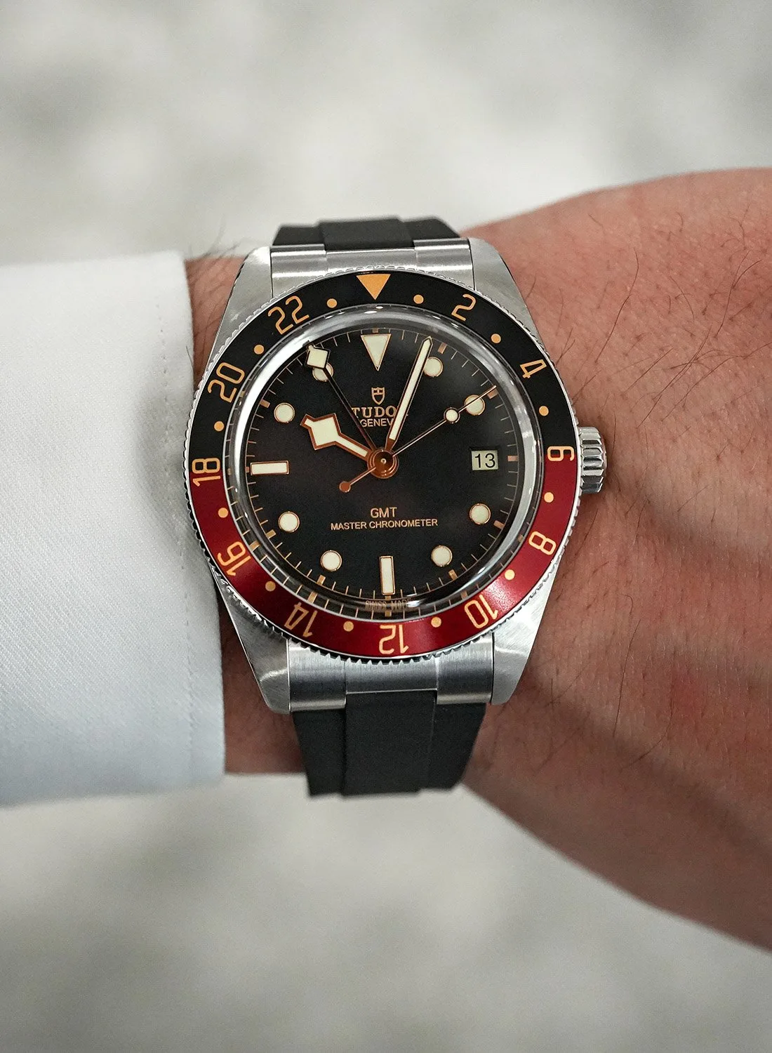 Tudor Black Bay 58 GMT movement view