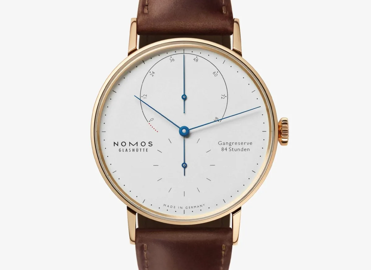 Nomos Lambda 39 minimalist watch