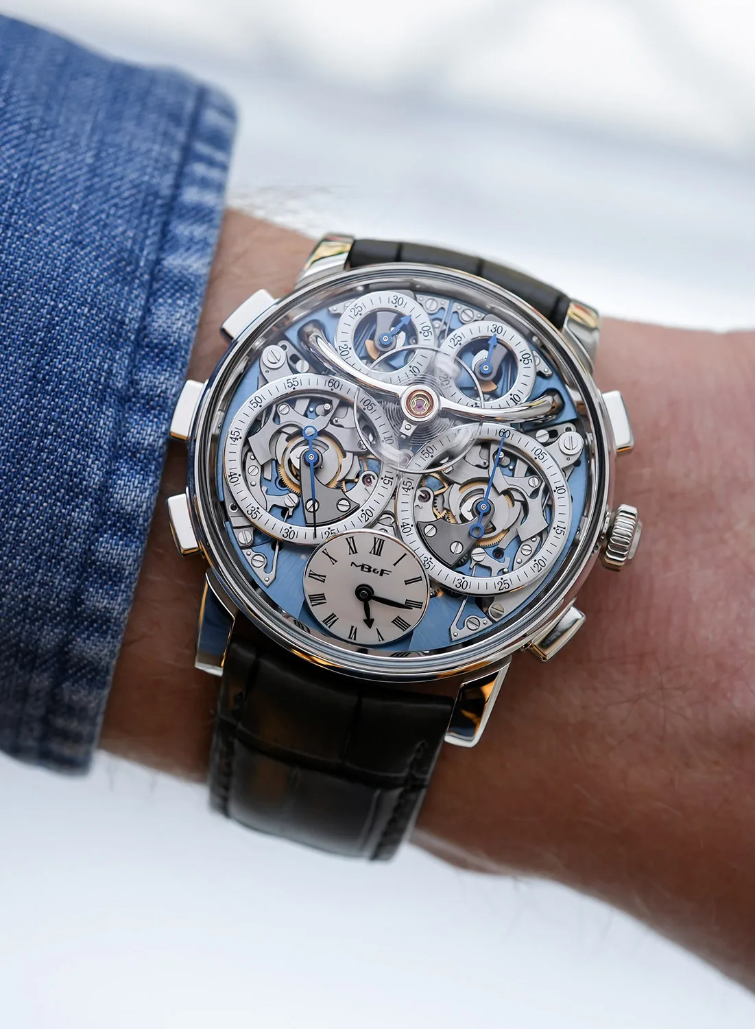 Flyback function demonstration on MB&F LM Sequential