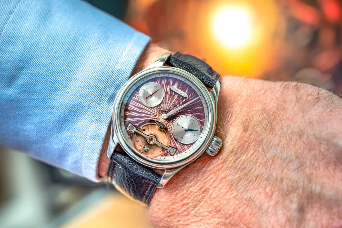 Garrick Regulator MK2 watch with customizable features