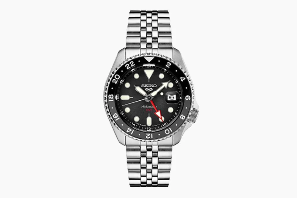Seiko 5 Sports SKX Style watch with GMT function