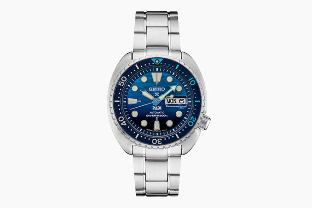 Seiko Prospex PADI Edition Diver with blue dial
