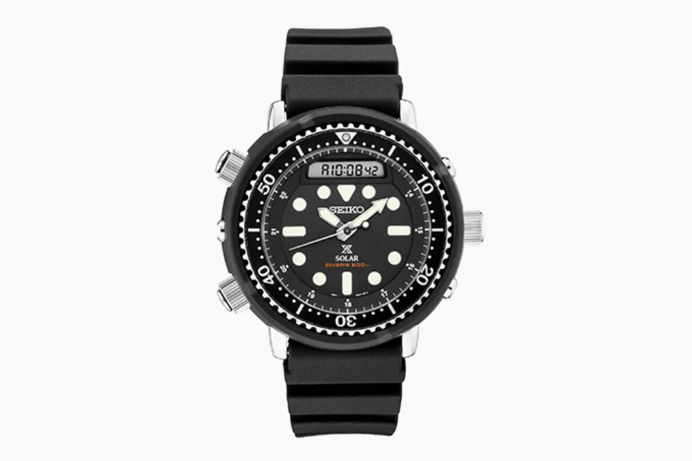 Seiko Prospex SNJ025 Solar Hybrid Diver "Arnie" watch