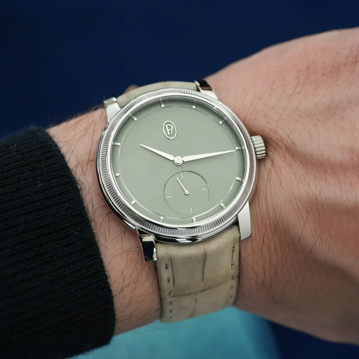 Toric Small Seconds watch dial and strap
