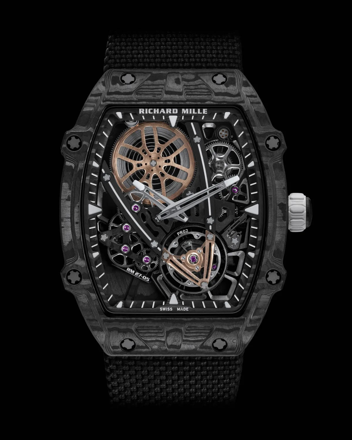 Richard Mille RM 27-05 Flying Tourbillon front view